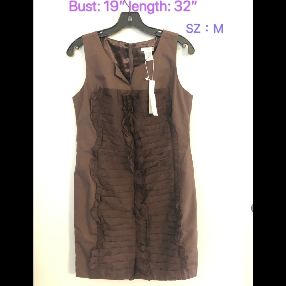 Esley ruffles midi dress